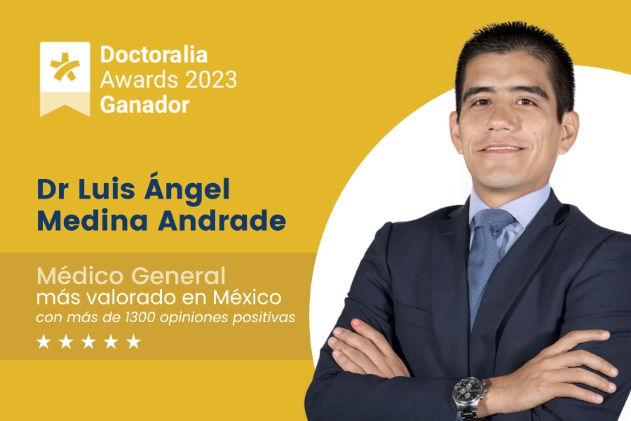 Ganador Doctoralia Award 2023 Dr Luis Angel Medina